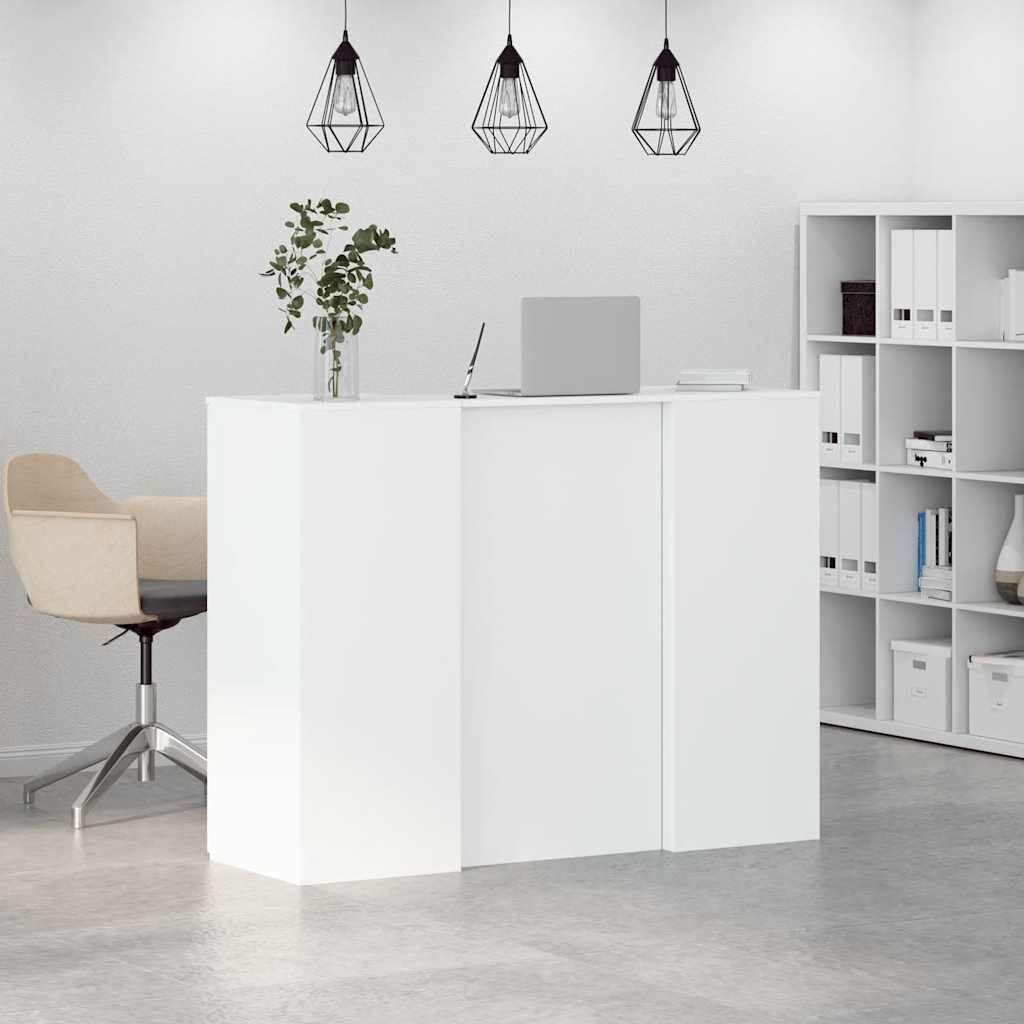 Receptionsskranke 135x50x103,5 Cm Og 155x50x103,5 Cm Konstrueret Træ - Billede 4