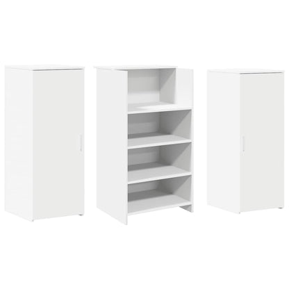 Receptionsskranke 135x50x103,5 Cm Og 155x50x103,5 Cm Konstrueret Træ - Billede 7