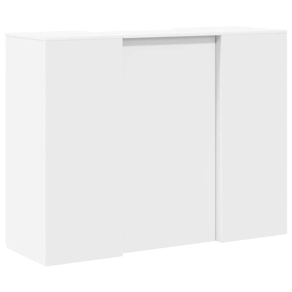 Receptionsskranke 135x50x103,5 Cm Og 155x50x103,5 Cm Konstrueret Træ - Billede 11