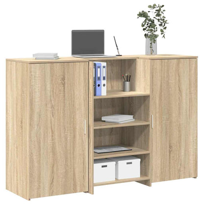 Receptionsskranke 135x50x103,5 Cm Og 155x50x103,5 Cm Konstrueret Træ