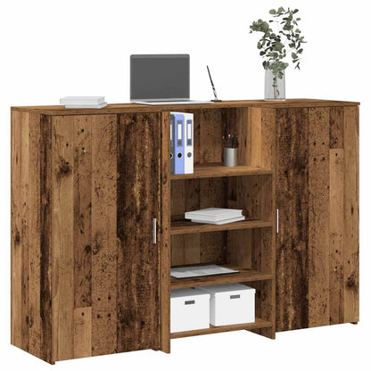 Receptionsskranke 135x50x103,5 Cm Og 155x50x103,5 Cm Konstrueret Træ