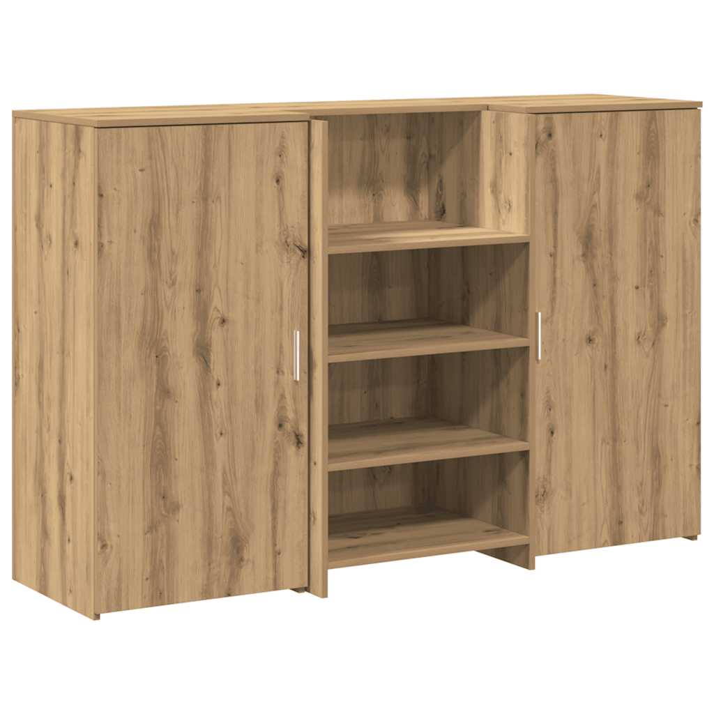 Receptionsskranke 155x50x103,5 Cm Konstrueret Træ Kunsteg - Billede 2