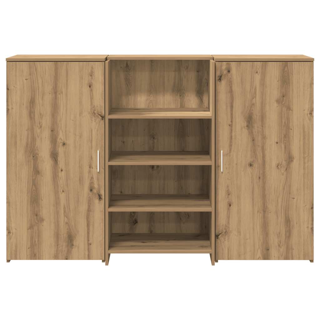 Receptionsskranke 155x50x103,5 Cm Konstrueret Træ Kunsteg - Billede 5