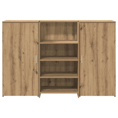 Receptionsskranke 155x50x103,5 Cm Konstrueret Træ Kunsteg - Billede 5