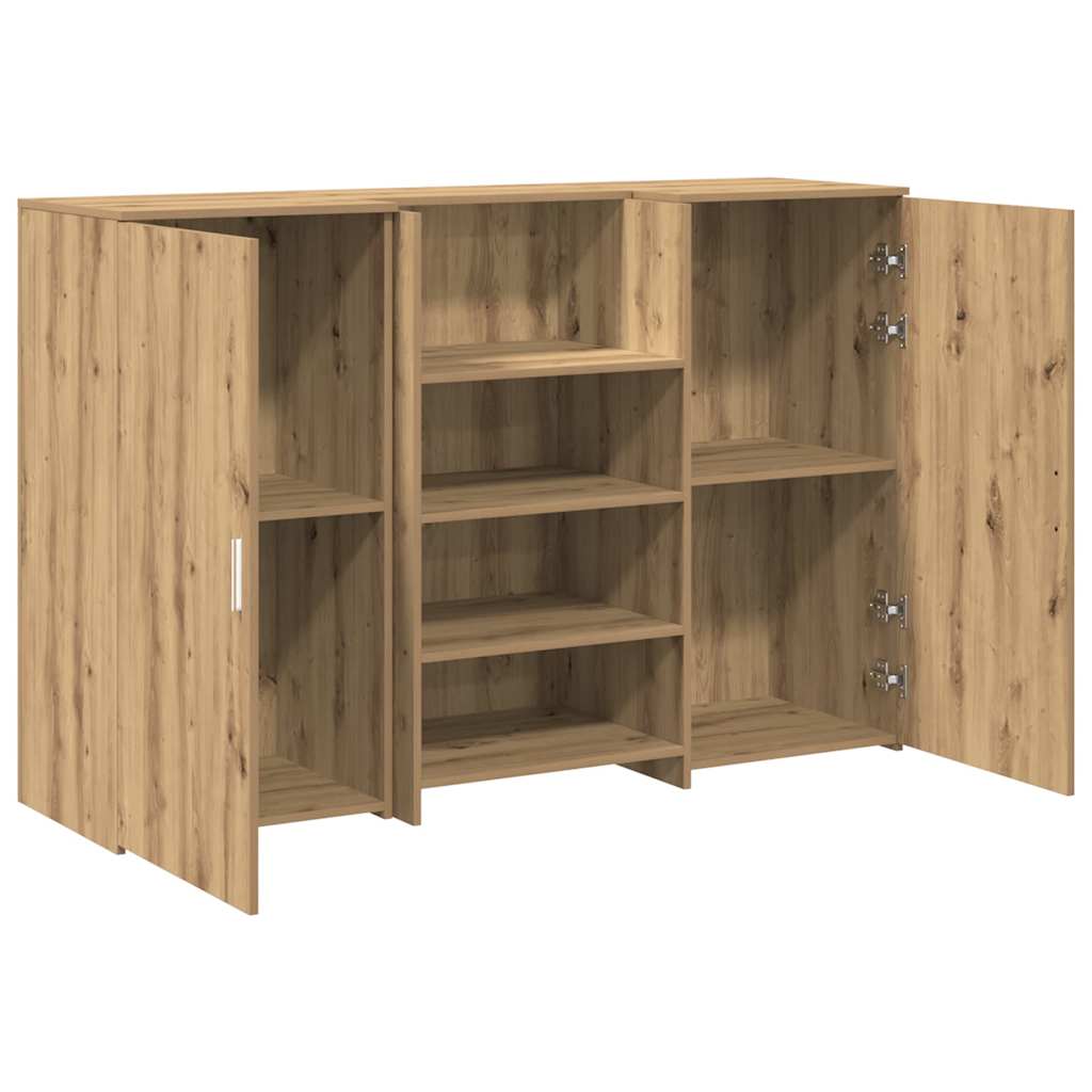 Receptionsskranke 155x50x103,5 Cm Konstrueret Træ Kunsteg - Billede 6