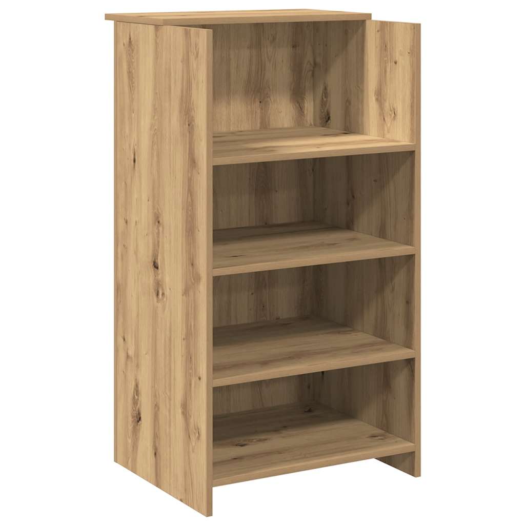 Receptionsskranke 155x50x103,5 Cm Konstrueret Træ Kunsteg - Billede 8