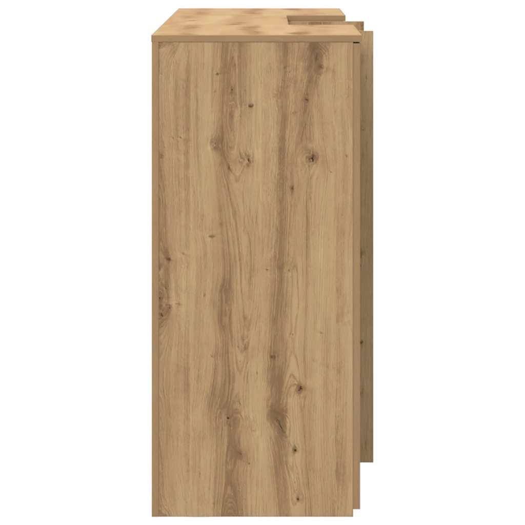 Receptionsskranke 155x50x103,5 Cm Konstrueret Træ Kunsteg - Billede 10