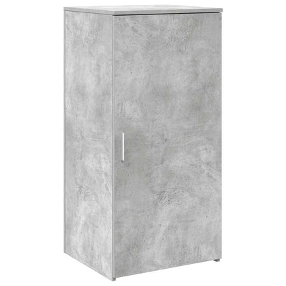 Receptionsskranke 200x50x103,5 Cm Konstrueret Træ Beton Grå - Billede 9