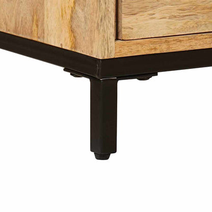 Tv-borde Med Skuffe 110 X 30 X 46 Cm Massivt Mangotræ - Billede 11