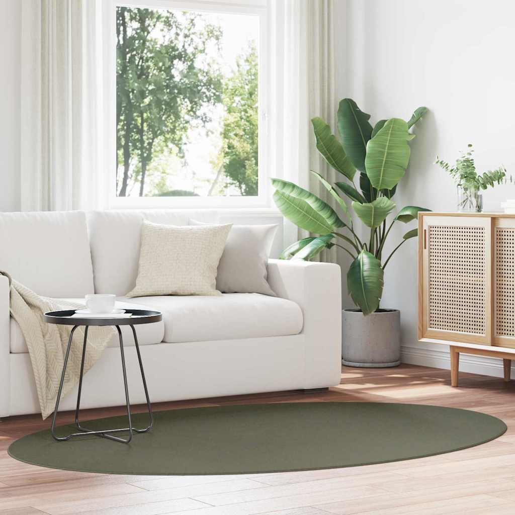 Områdetæpper Oval Huarte 100% Polyester - Variant 4103645