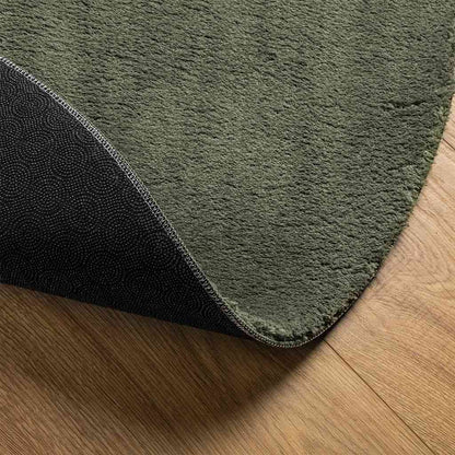 Tæppe Skovgrøn 80 X 150 Cm Polyester - Billede 5