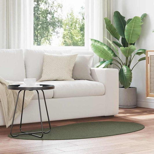 Tæppe Skovgrøn 80 X 150 Cm Polyester - Hovedbillede