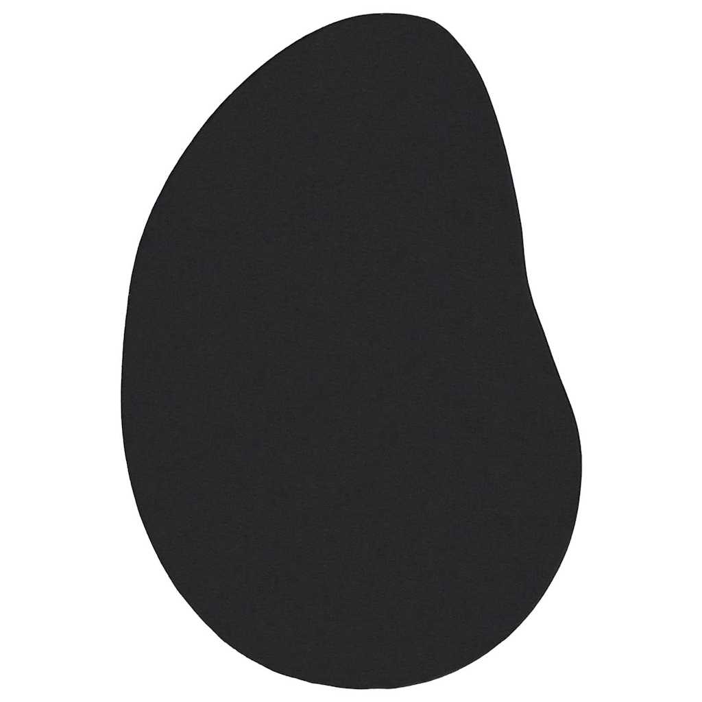Tæppe Sort 80 X 150 Cm Polyester - Billede 2