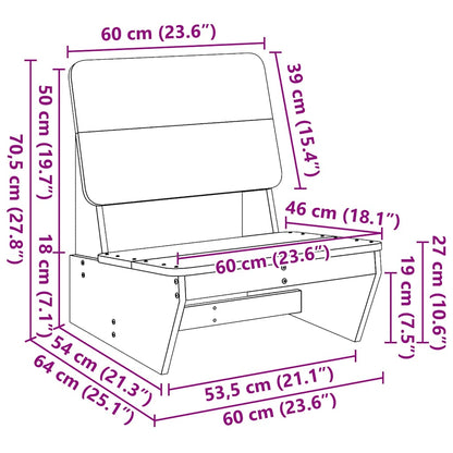 Havestol 60x64x70,5 Cm - Billede 9