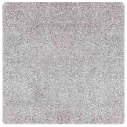 Anti-slip Shaggy Tæppe Grå 200 X 200 Cm Pp - Billede 2