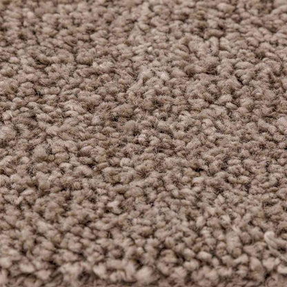 Anti-slip Shaggy Tæppe Brun 120 X 120 Cm Pp - Billede 6