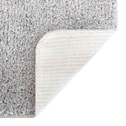 Skridsikker Badeværelsesmåtte Med Toiletudskæring Grå - Billede 5