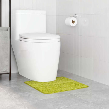 Skridsikker Badeværelsesmåtte Med Toiletudskæring Grøn - Billede 3
