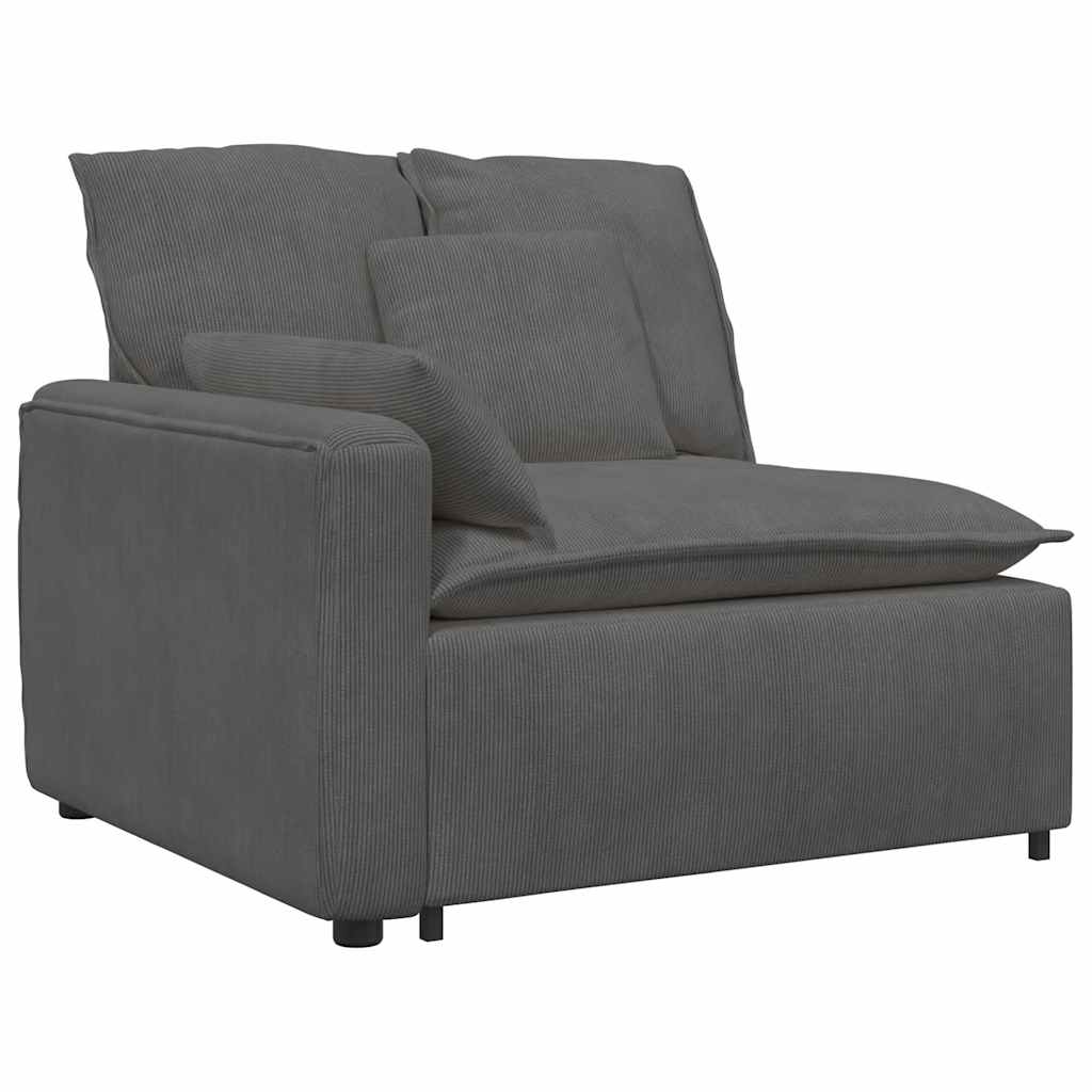 Modulsofa Med Fodskammel Og Hynder - Billede 3