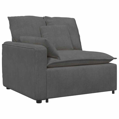 Modulsofa Med Fodskammel Og Hynder - Billede 3