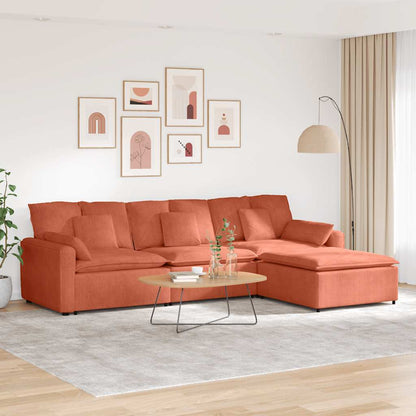 Modulsofa Med Fodskammel Og Hynder