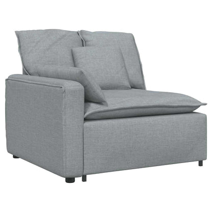 Modulsofa Med Fodskammel Og Hynder - Billede 5