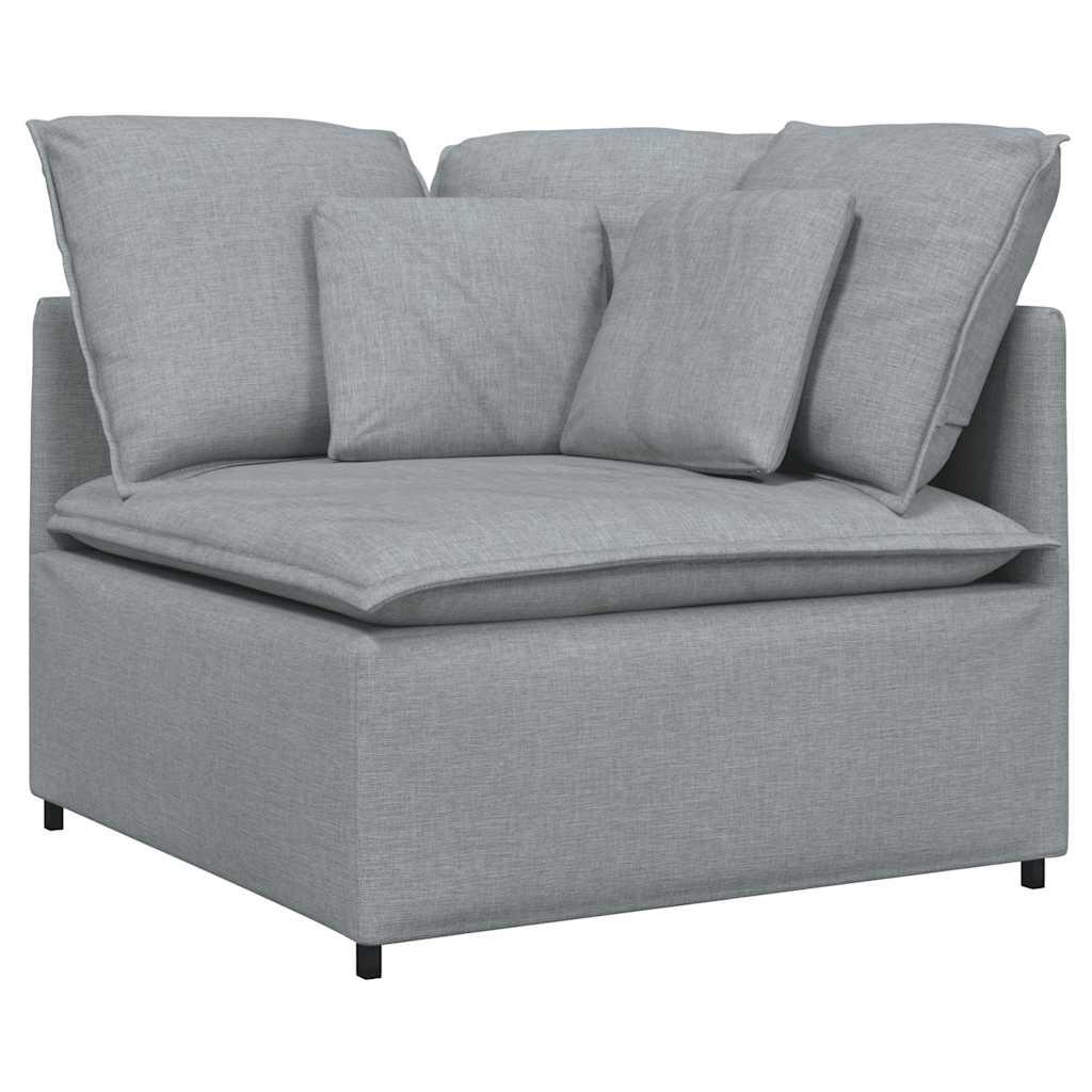 Modulsofa Med Fodskammel Og Hynder - Billede 6