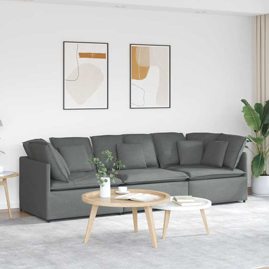 Modulsofa Med Hynder Stof