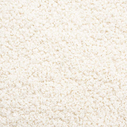 Modulsofa Med Fodskammel&Puder Krøllet Uldlignende Stof