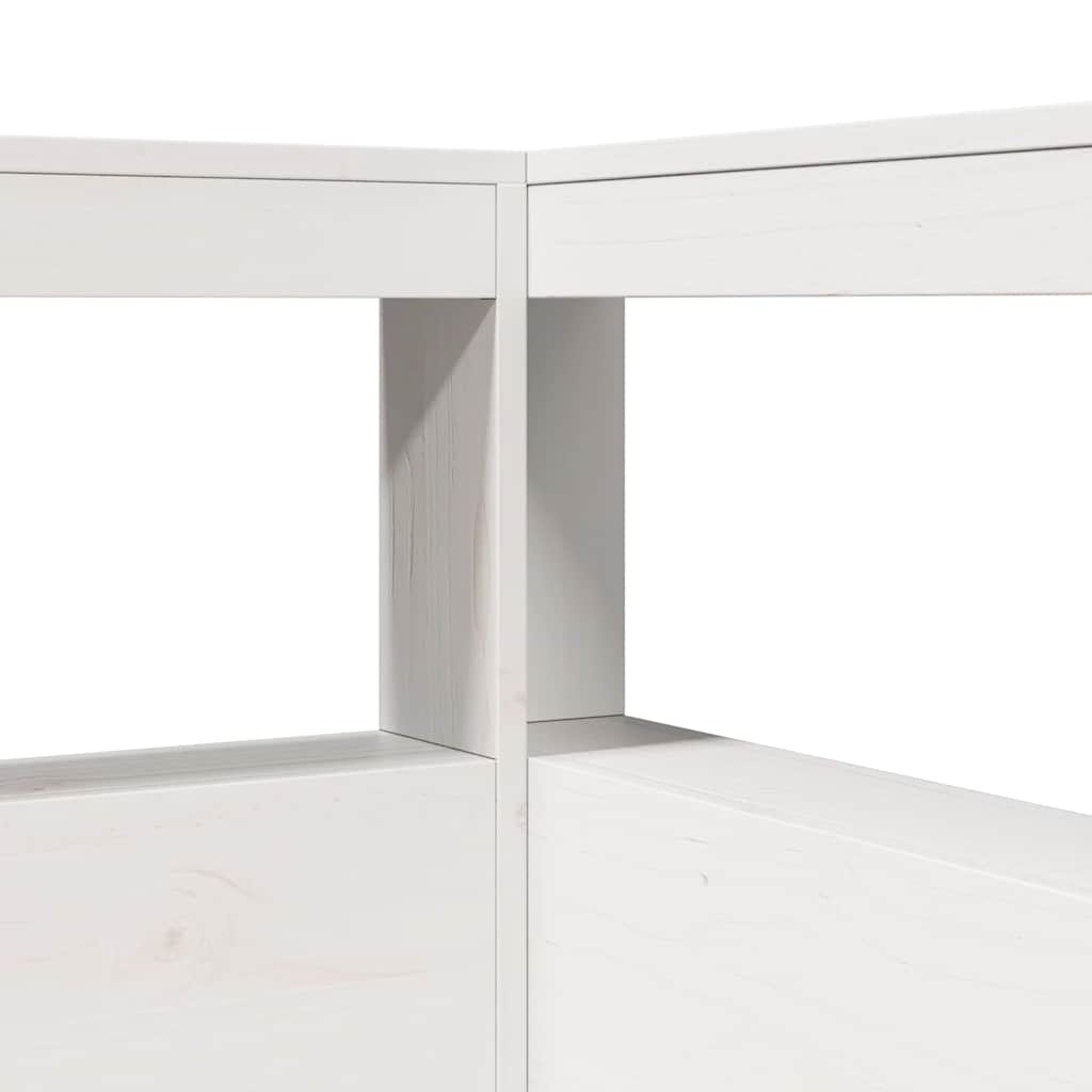 Seng Med Reol Uden Madras Massivt Fyrretræ