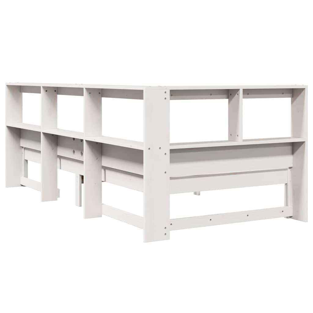 Seng Med Reol Uden Madras Massivt Fyrretræ