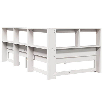 Seng Med Reol Uden Madras Massivt Fyrretræ