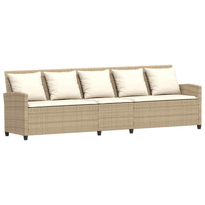 Havesofa Med Hynder Polyrattan - Billede 2