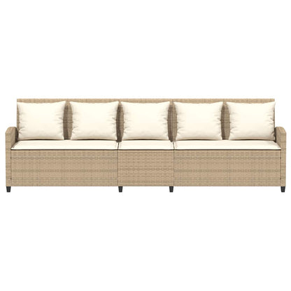 Havesofa Med Hynder Polyrattan - Billede 4
