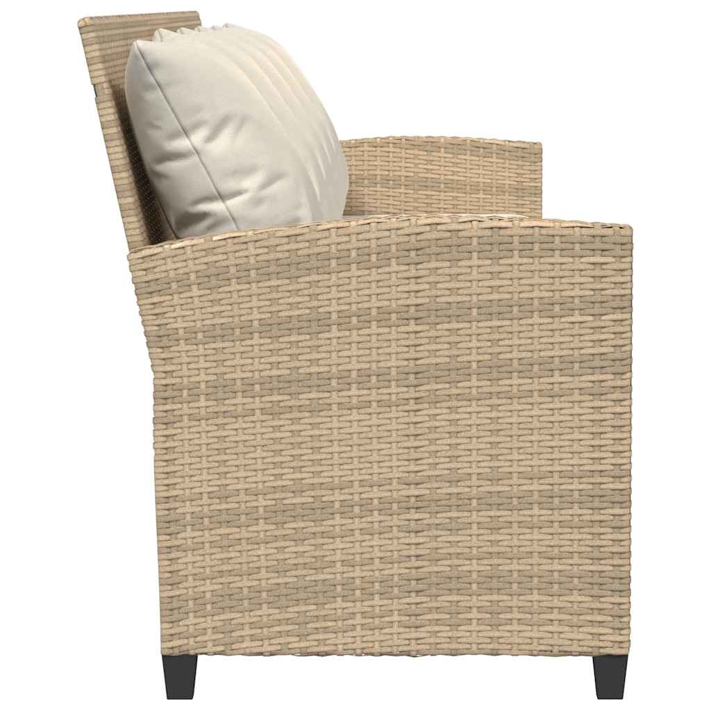 Havesofa Med Hynder Polyrattan - Billede 5