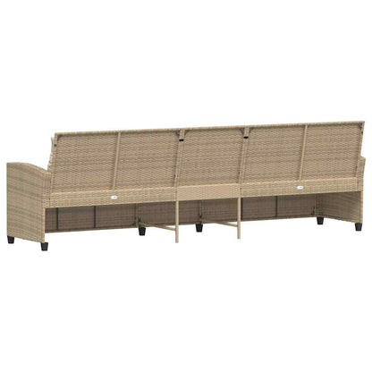 Havesofa Med Hynder Polyrattan - Billede 6