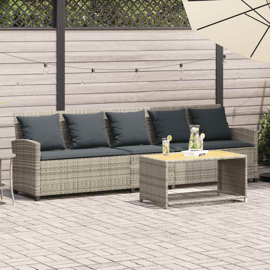 Havesofa Med Hynder Polyrattan - Variant 4104117