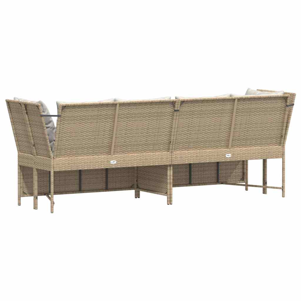 Havesofa Med Hynder Polyrattan - Billede 6