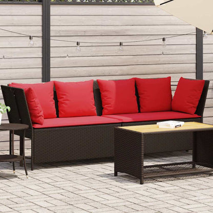 Havesofa Med Hynder Polyrattan - Variant 4104129