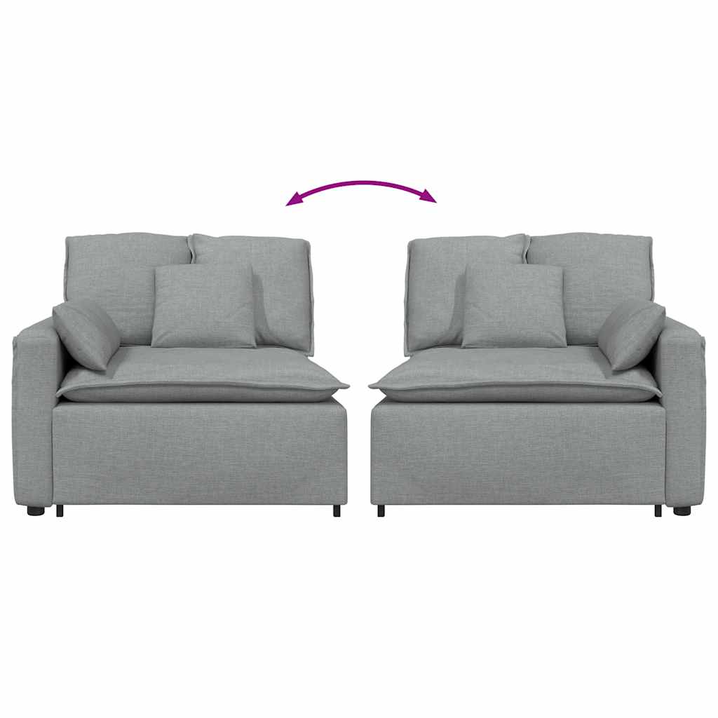 Modulopbygget Sofaarmlænsendemodul Med Hynder 100 Cm - Billede 6