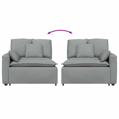 Modulopbygget Sofaarmlænsendemodul Med Hynder 100 Cm - Billede 6