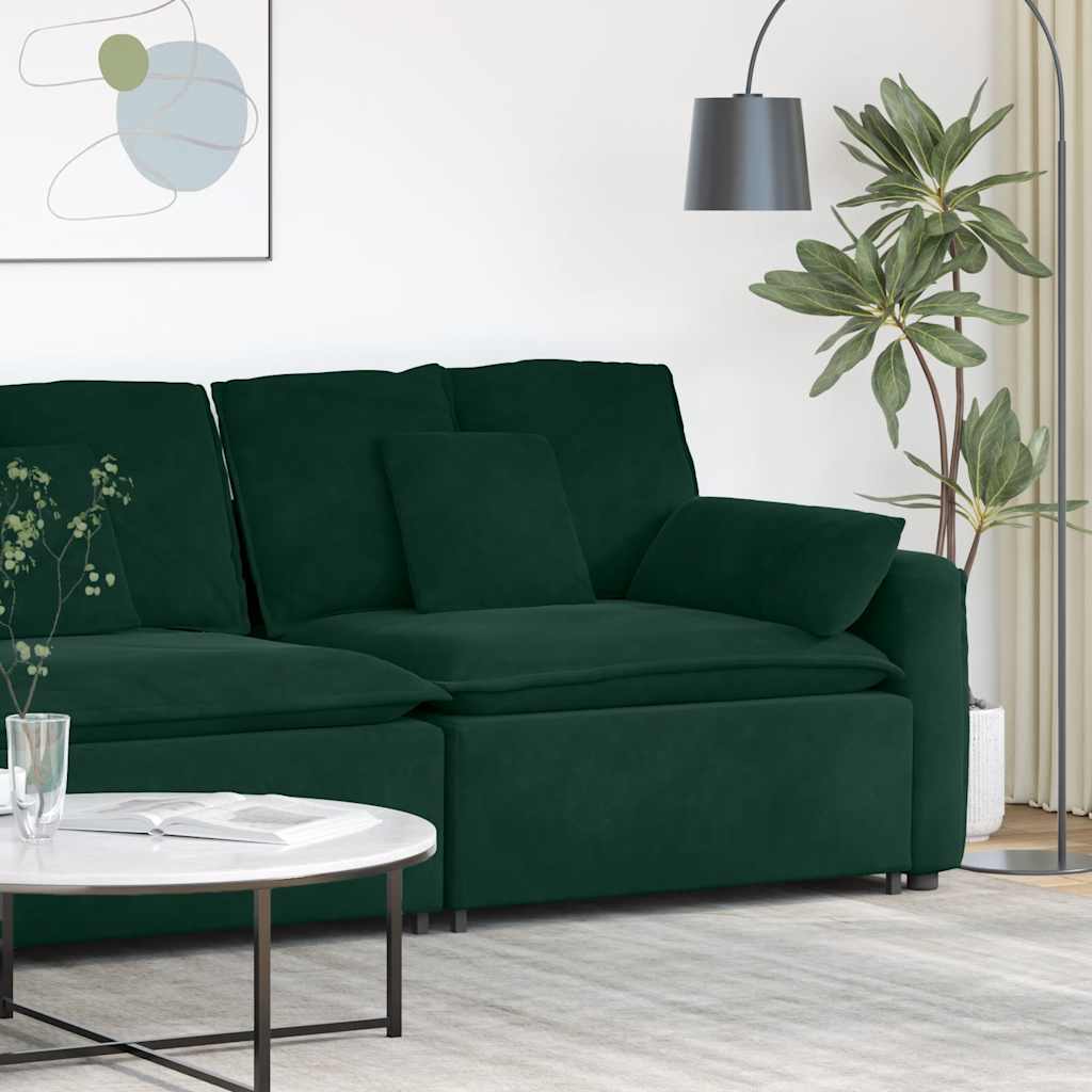 Modulopbygget Sofaarmlænsendemodul Med Hynder 100 Cm - Variant 4104401