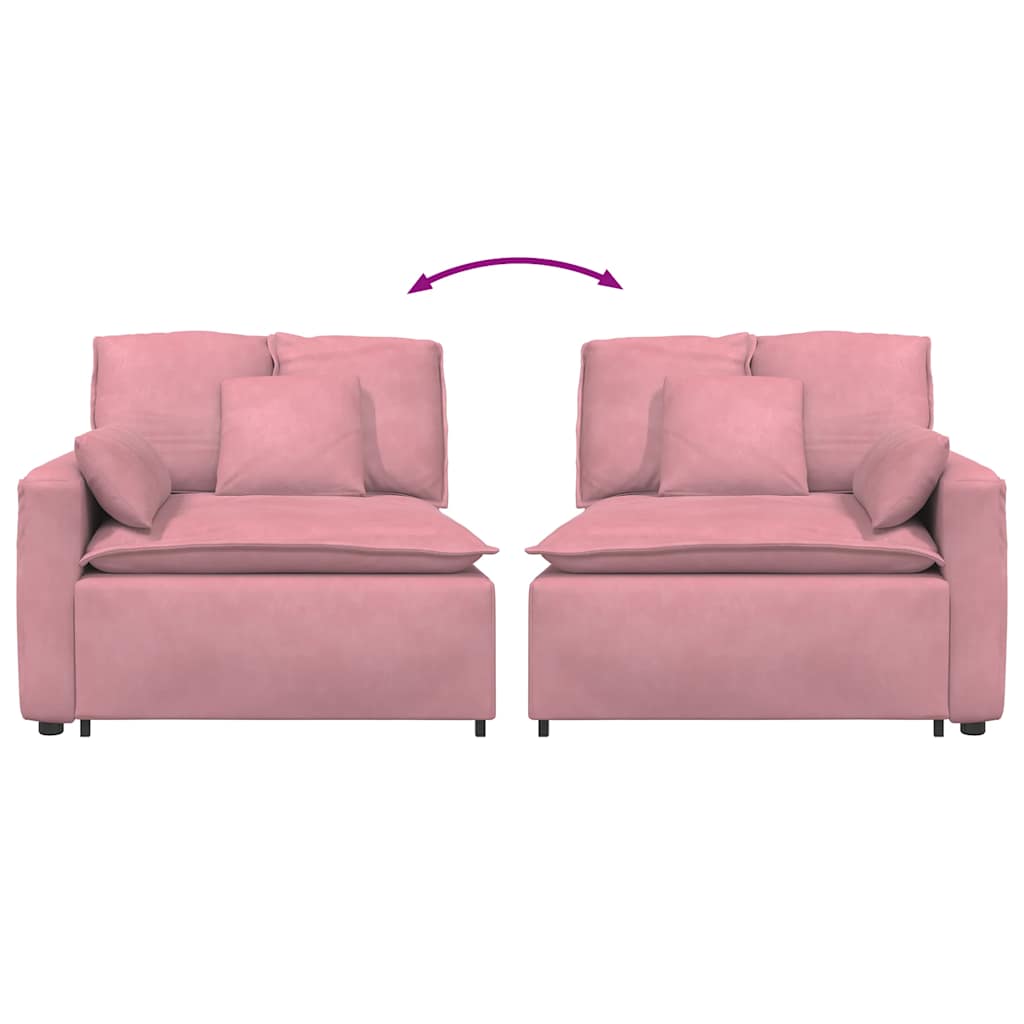 Sofaarmlænsendemodul Med Hynder 100 Cm