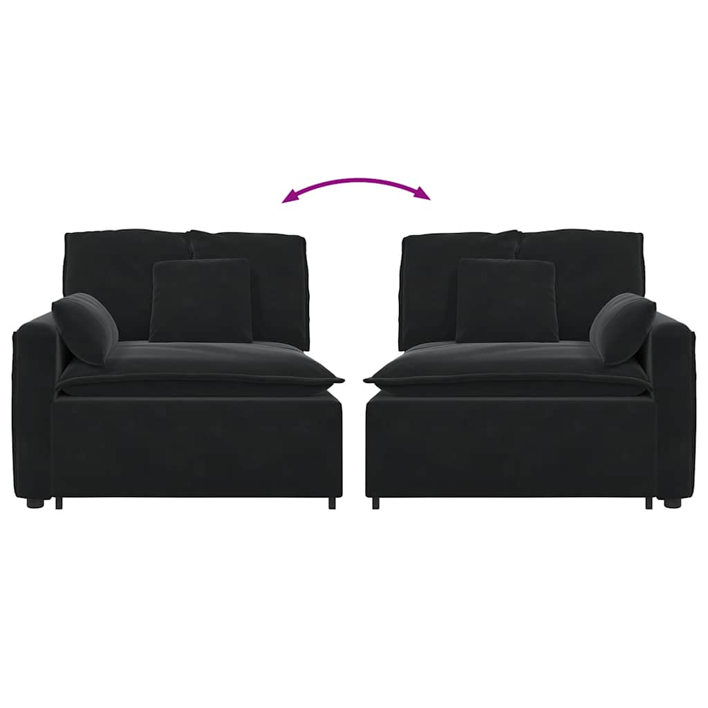Sofaarmlænsendemodul Med Hynder 100 Cm