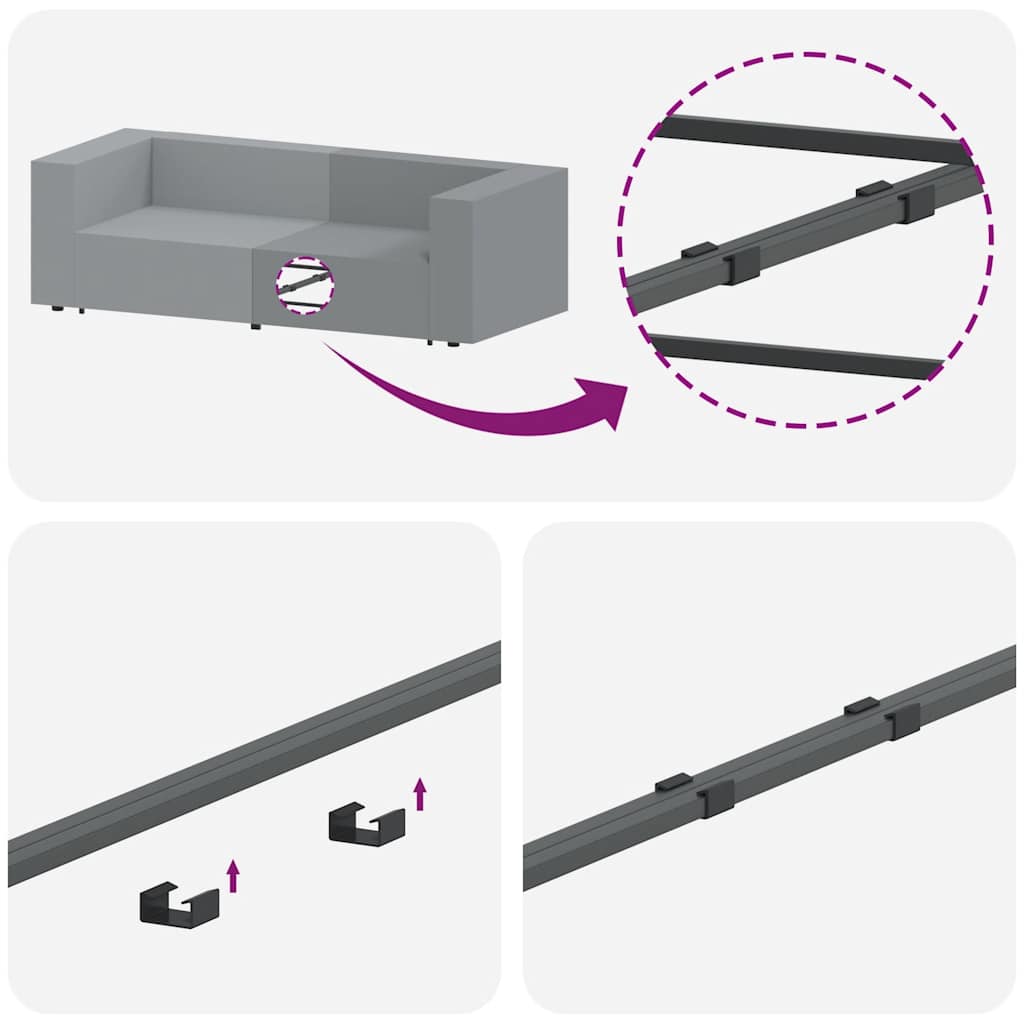 Modulopbygget Sofacentermodul Med Hynder 100 Cm - Billede 7