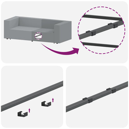 Sofacentermodul Med Hynder 100 Cm