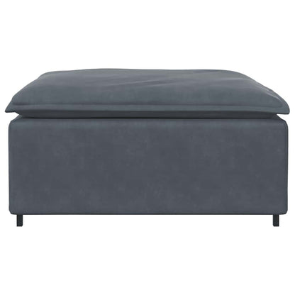 Modulær Sofa Fodskammel Modul 100x100x48 Cm Mørkegrå - Billede 3