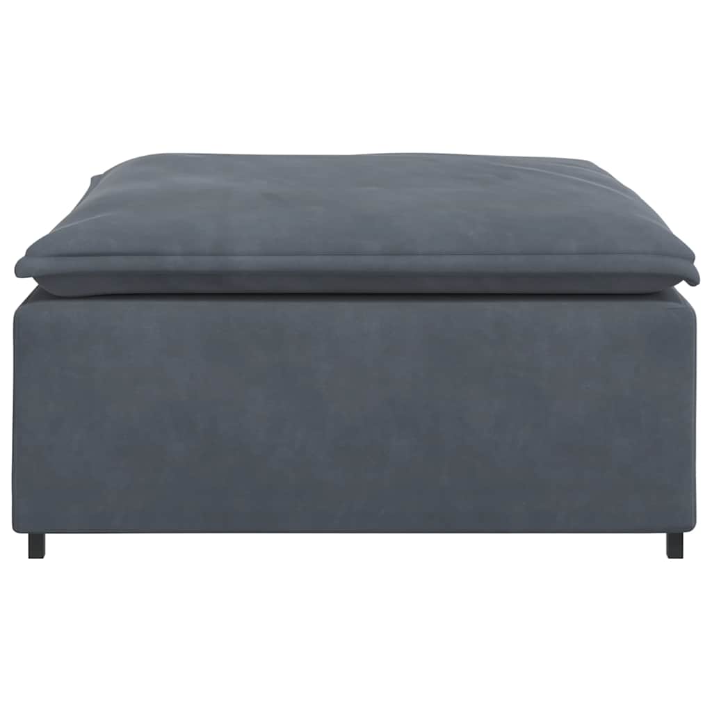 Modulær Sofa Fodskammel Modul 100x100x48 Cm Mørkegrå - Billede 4