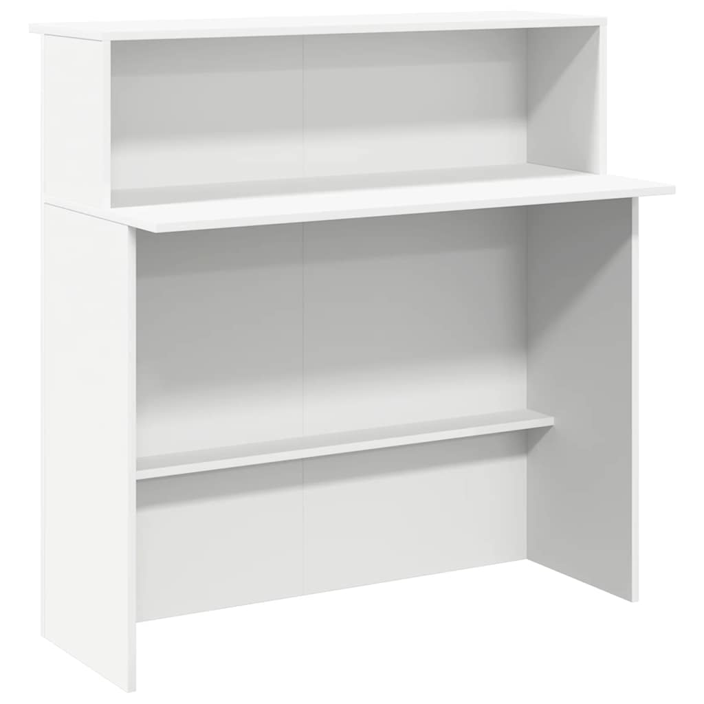 Receptionsskranke 100X50X103,5 Cm Konstrueret Træ Beton Grå