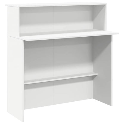 Receptionsskranke 100X50X103,5 Cm Konstrueret Træ Beton Grå